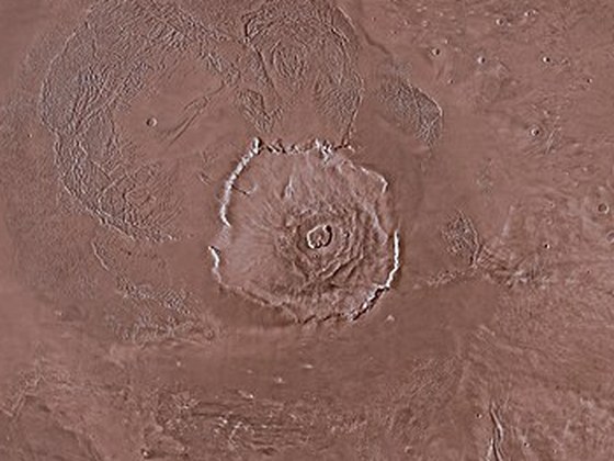 Olympus Mons from the Viking orbital mosaic
